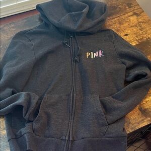 Women’s PINK Black Hoodie Jacket